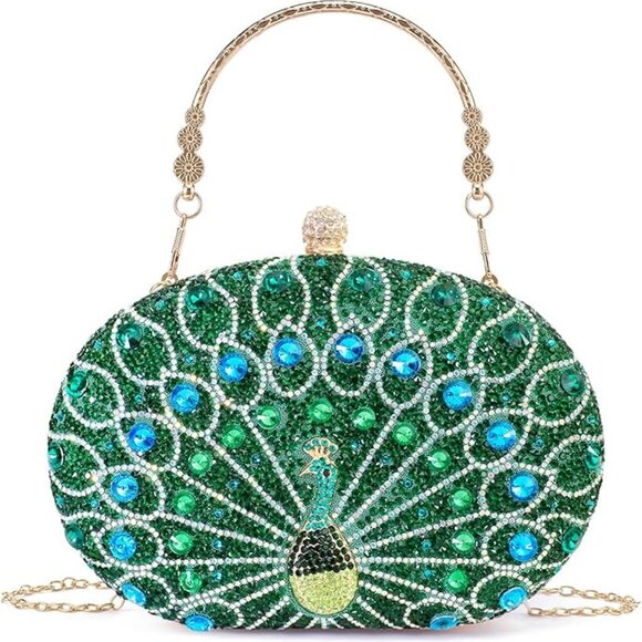 Thryvox Sparkly Rhinestone Evening Clutch for Women, Elegant polished look - Picture 2 of 6